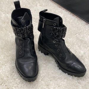 Karl Lagerfeld Pippa Leather Boot w Box